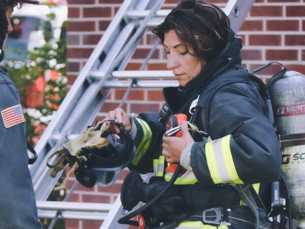 woman fire fighter