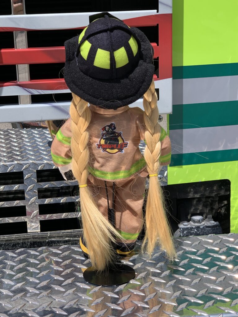 Female Firefighter Plush Doll
