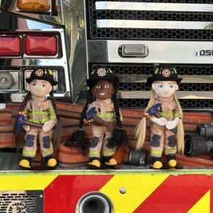 Female Firefighter Plush Dolls